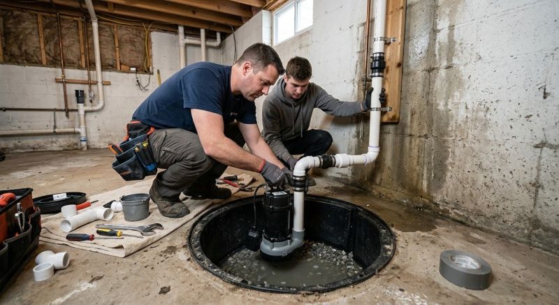 Basement Sump Pump Service in Huntsville, AL