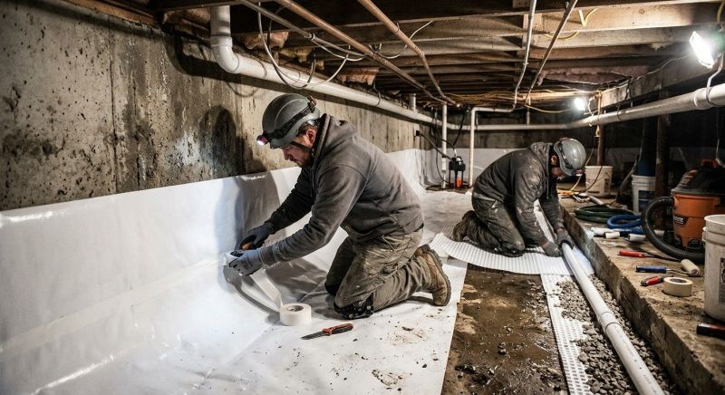 Basement Seepage Repair in Columbus, OH