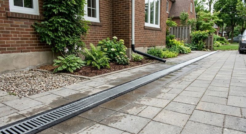 Sidewalk Drainage Installation in Birmingham, AL